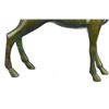 Image 3 : Deer-Buck Bronze Statue on Marble Base Sculpture
