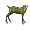Image 4 : Deer-Buck Bronze Statue on Marble Base Sculpture