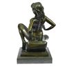 Image 7 : Erotic Nude Woman Bronze Statue