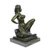 Image 9 : Erotic Nude Woman Bronze Statue