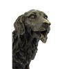Image 2 : Golden Retriever Bronze Sculpture on Marble Base Figurine