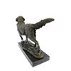 Image 6 : Golden Retriever Bronze Sculpture on Marble Base Figurine