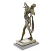 Image 1 : Erotic Nude Blindfold Female Violin Player Bronze Sculpture