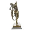 Image 8 : Erotic Nude Blindfold Female Violin Player Bronze Sculpture