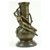 Image 1 : Nude Man Bronze Vase Sculpture
