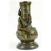 Image 3 : Nude Man Bronze Vase Sculpture