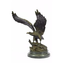 Wild Animal Edition American Bald Eagle Bronze Statue