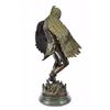 Image 8 : Indian Native American Warrior Bronze Statue on Marble Base Sculpture