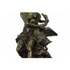 Image 4 : Nude Woman Swan Bronze Statue on Marble Base Sculpture