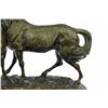 Image 4 : Horse Farm Bronze Sculpture on Marble Base Figurine