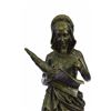Image 2 : Fortuna Roman Goddess of Luck Lady Tykhe Bronze Statue