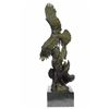 Image 8 : Two Fighting Eagles Wildlife Bronze Sculpture