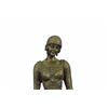 Image 2 : Friends Forever Lady with Dogs Bronze Figurine