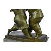 Image 3 : Dancing Couple Bronze Figurine on Marble Base Sculpture