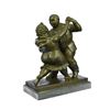 Image 5 : Dancing Couple Bronze Figurine on Marble Base Sculpture