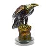 Image 1 : Bald Eagle bronze sculpture on Marble Base Statue
