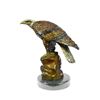 Image 7 : Bald Eagle bronze sculpture on Marble Base Statue