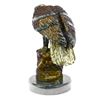 Image 8 : Bald Eagle bronze sculpture on Marble Base Statue