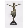 Image 1 : Dancer Bronze Sculpture on Marble Base Statue