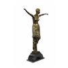 Image 8 : Dancer Bronze Sculpture on Marble Base Statue