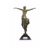 Image 9 : Dancer Bronze Sculpture on Marble Base Statue