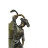 Image 2 : Rodeo Cowboy Bronze Sculpture on Marble Base Statue