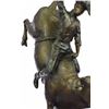 Image 3 : Rodeo Cowboy Bronze Sculpture on Marble Base Statue