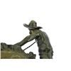 Image 6 : Cowboy Horse on Marble Base Bronco Buster Bronze Statue