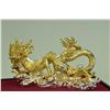 Image 2 : Gold Plexiglass Dragon Sculpture