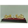 Image 7 : Gold Plexiglass Dragon Sculpture