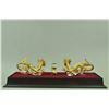 Image 9 : Gold Plexiglass Dragon Sculpture