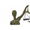 Image 2 : Blind Justice Bronze Sculpture on Marble Base Figure