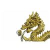 Image 2 : Gold Plexiglases Chinese Zodiac Gold Dragon statue