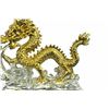 Image 3 : Gold Plexiglases Chinese Zodiac Gold Dragon statue