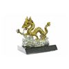 Image 5 : Gold Plexiglases Chinese Zodiac Gold Dragon statue