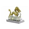 Image 6 : Gold Plexiglases Chinese Zodiac Gold Dragon statue