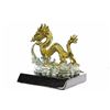 Image 9 : Gold Plexiglases Chinese Zodiac Gold Dragon statue