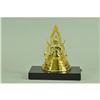 Image 3 : Gold Plexiglases Beautiful Thai Buddha Sculpture