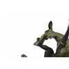 Image 2 : Young Frisky Pup With Frisbee Bronze Sculpture