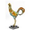 Image 5 : Rooster Special Patina Bronze Sculpture