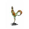Image 6 : Rooster Special Patina Bronze Sculpture