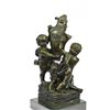 Image 8 : Dancer Bronze Statue on Marble Base Figurine