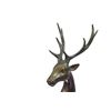 Image 2 : Deer Bronze Sculpture on Marble Base Statue