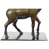 Image 3 : Deer Bronze Sculpture on Marble Base Statue