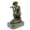 Image 7 : Cowboy With Gun Bullet Rifle Shooting Range Bronze Sculpture