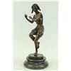 Image 1 : Court Jester Bronze Sculpture on Marble Base Statue