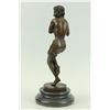 Image 3 : Court Jester Bronze Sculpture on Marble Base Statue