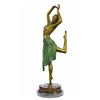 Image 8 : Dancer Multi Color Graceful Bronze Statue