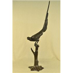 Pheasants Bird 32 Bronze Sculpture on Marble Base Statue