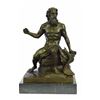 Image 1 : Greek Sea God Bronze Sculpture on Marble Base Statue